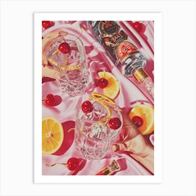 'Drinking Cherries' Art Print