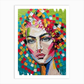 Woman'S Head 7 Art Print