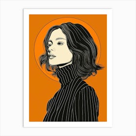 Portrait Of A Woman 552 Art Print