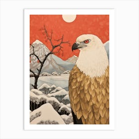 Bird Illustration Vulture 1 Art Print