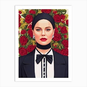 Abbie Cornish Illustration Movies Art Print