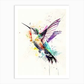 Hummingbird Canvas Print Póster