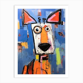 Graffiti Hounds: Neo-Expressionism, Basquiat Style Art Print