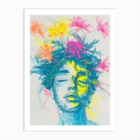 Flower Head 8 Art Print