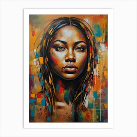 African Woman Art Print