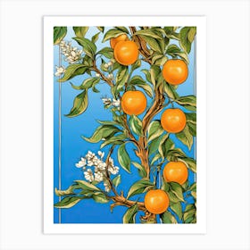 Orange Illustration 1 Art Print