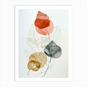 'Leaves' Art Print