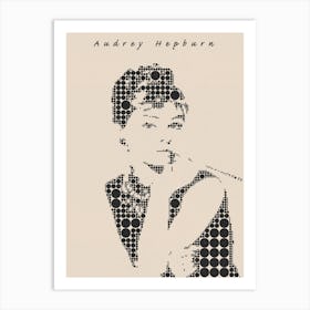 Audrey Hepburn Minimal Art Print