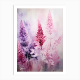 Purple Flowers Art Print