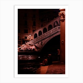 Venice Rialto bridge Italian Italy Milan Venice Florence Rome Naples Toscana photo photography art travel Art Print