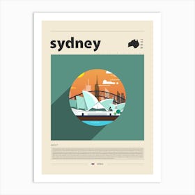 Sydney Art Print