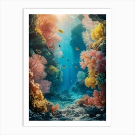 Coral Reef Underwater Art Print