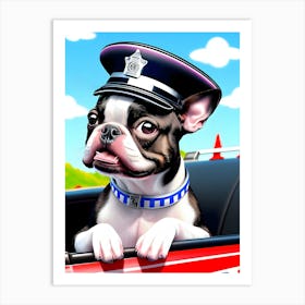 Police Dog-Reimagined 5 Art Print