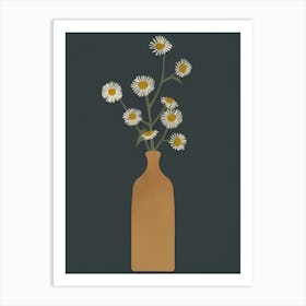 Default Daisy Flowers Vase Living Room Colorful 2 Upscayl 4x Realesrgan X4plus Anime Art Print