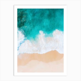 Aerial View Of A Beach 65 Art Print