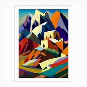 Zhangye National Park China Cubo Futuristic Art Print