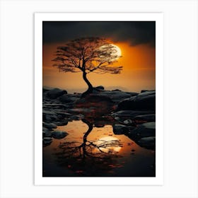 Sunset Beauty Of Nature Art Print