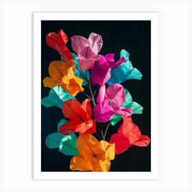 Bright Inflatable Flowers Bougainvillea 4 Art Print