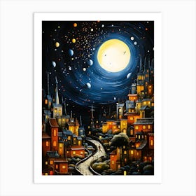 Love Night In The City Art Print