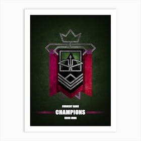 Capitao Rainbow Six 1 Art Print