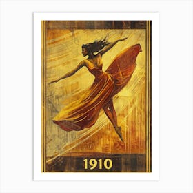 Aihrgdesign A Vintage Art Poster Of A 1910 Modern Dance Perfo 3aa43675 3d8a 49af Aa7f F6dfdea80390 2 Art Print