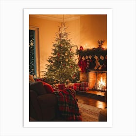 Christmas In The Living Room 57 Art Print