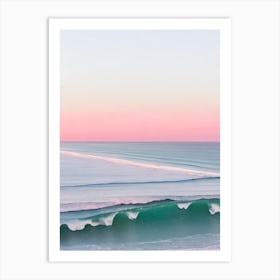 Four Mile Beach, Australia Pink Photography 1 Art Print