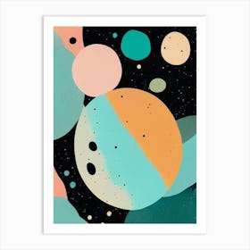Planetary Nebula Musted Pastels Space Art Print