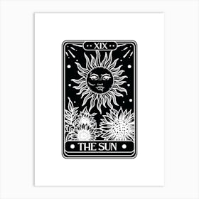 Sun Tarot Card Art Print