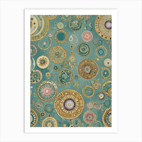 Jewellery Swirls Art Print