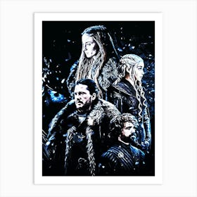 Game Of Thrones movie 2 Art Print