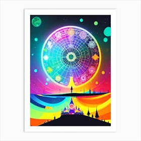 Wheel Of Life 5 Art Print