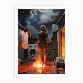 'The Fire' 1 Art Print