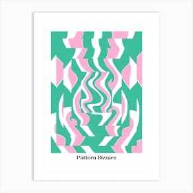 Patten Bizarre In Pink And Green Art Print
