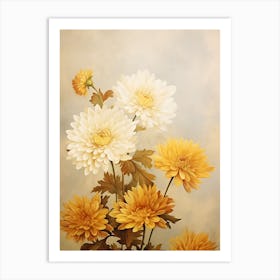 Chrysanthemums 4 Art Print