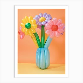 Dreamy Inflatable Flowers Cineraria 5 Art Print