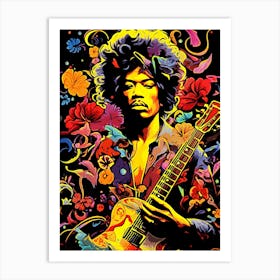 Jimi Hendrix 1 Art Print