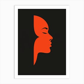 Face Of A Woman 101 Art Print