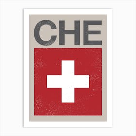 Switzerland Flag Art Print