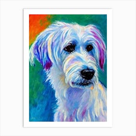 Chinese Crested Fauvist Style Dog Art Print