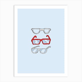 Pair Of Glasses Art Print