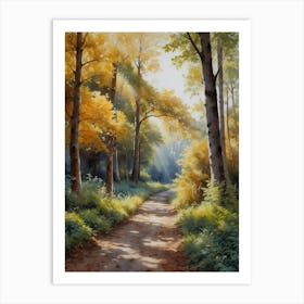 Path In The Woods 6 Art Print