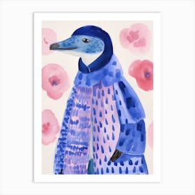 Playful Illustration Of Platypus For Kids Room 1 Art Print