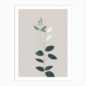 Catnip Herb Simplicity Art Print