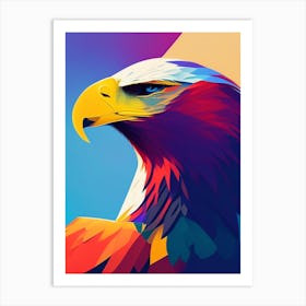 Bald Eagle Pop Matisse 2 Bird Art Print