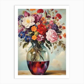 Flowers In A Vase 3 Art Print