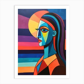 Abstract Woman Art Print