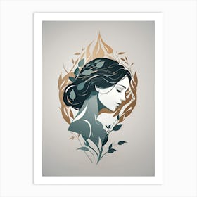 Cute girl 3 Art Print