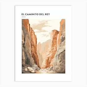 El Caminito Del Rey Spain 1 Hiking Trail Landscape Poster Art Print