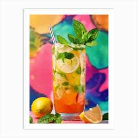 Muddled Lemonade Art Print